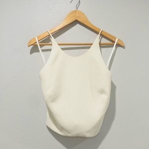 Eliza J, zip crop tank. Size 8